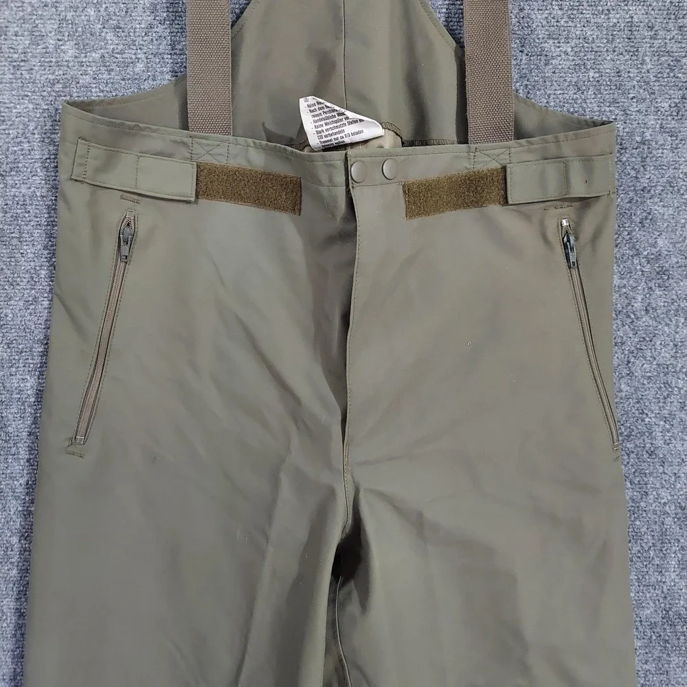 Vintage Gore-Tex Pants Mens 38x28 Green Rain‎ Bib Waterproof Military 1989